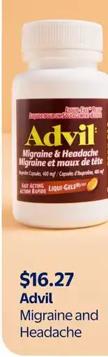 Walmart Advil Migraine and Headache offer