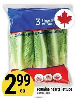Marché Adonis Romaine hearts lettuce offer