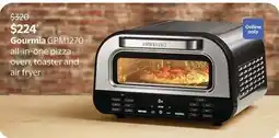 Walmart Gourmia GPM1270 all-in-one pizza oven, toaster and air fryer offer