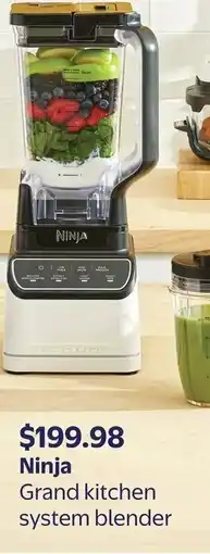 Walmart Ninja Grand kitchen system blender offer