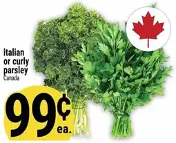 Marché Adonis Italian or curly parsley offer