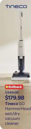 Walmart Tineco GO HammerHead wet/dry vacuum cleaner offer