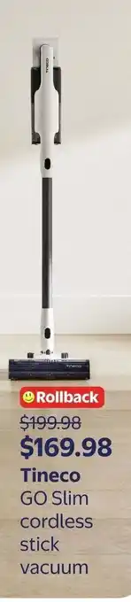 Tineco GO Slim cordless stick vacuum
