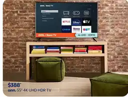 Walmart Onn 4k uhd hdr tv offer