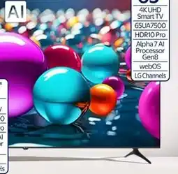 Walmart LG UA7500 4K UHD Smart TV offer