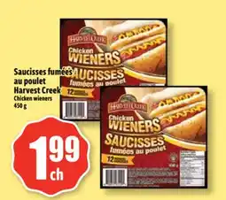 Bonanza Saucisses fumées au poulet Harvest Creek offer
