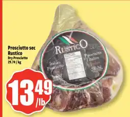 Bonanza Prosciutto sec Rustico offer