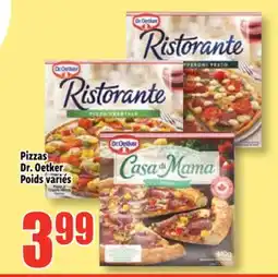 Bonanza Pizzas Dr. Oetker offer