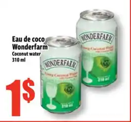 Bonanza Eau de coco Wonderfarm offer