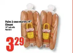 Bonanza Pains à sous-marins 14 offer