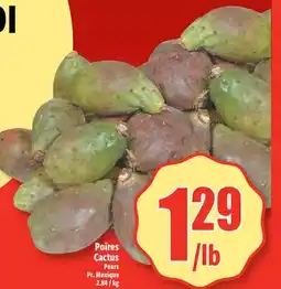 Bonanza Poires Cactus offer