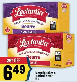 Marché Adonis Lactantia salted or unsalted butter offer