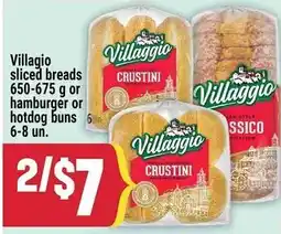 Marché Adonis Villagio sliced breads or hamburger or hotdog buns offer