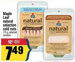 Marché Adonis Maple Leaf natural selection cold cuts offer