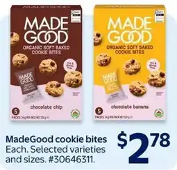 Walmart MadeGood cookie bites offer