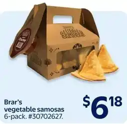 Walmart Brar's vegetable samosas offer