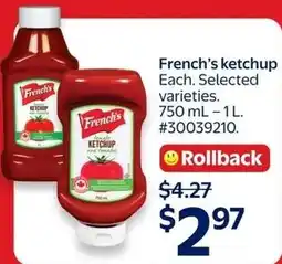 Walmart French's ketchup offer