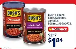 Walmart Bush's beans offer