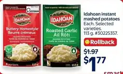Walmart Idahoan instant mashed potatoes offer