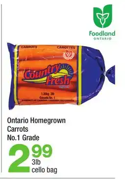 Highland Farms Ontario Homegrown Carrots offer