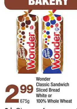 Highland Farms Wonder Classic Sandwich Sliced Bread offer