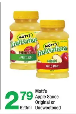 Highland Farms Mott's Apple Sauce offer