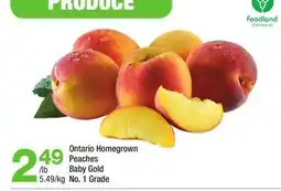 Highland Farms Ontario Homegrown Peaches Baby Gold offer