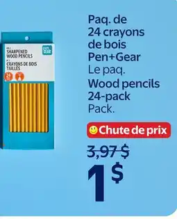 Walmart Wood pencils 24-pack offer