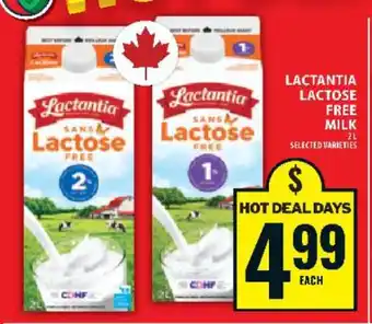 LACTANTIA LACTOSE FREE MILK