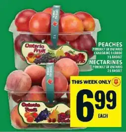 Food Basics Peaches and Nectarines offer
