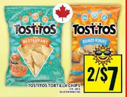 Food Basics Tostitos Tortilla Chips offer