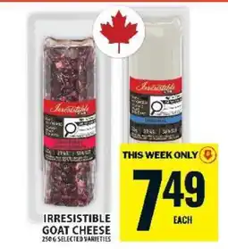 Food Basics Irresistible Goat Cheese offer