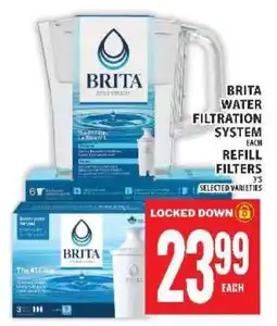 Food Basics Brita Water Filtration System offer