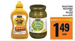 Food Basics Selection Mustard / Relish offer