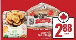 Food Basics RUDOLPH’S BREAD offer