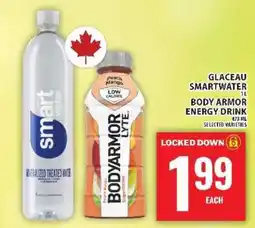 Food Basics Glaceau Smartwater / Body Armor Energy Drink offer