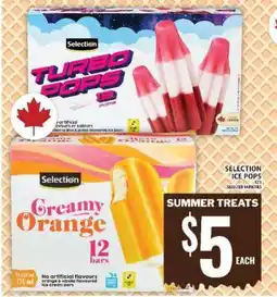 Food Basics SELECTION ICE POPS offer