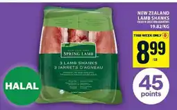 Food Basics NEW ZEALAND LAMB SHANKS offer