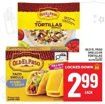 Food Basics OLD EL PASO SHELLS OR TORTILLAS offer