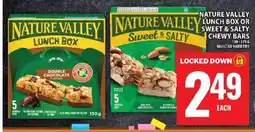 Food Basics Nature Valley Lunch Box or Sweet & Salty Chewy Bars offer