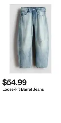 H&M Loose-Fit Barrel Jeans offer