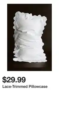 H&M Lace-Trimmed Pillowcase offer