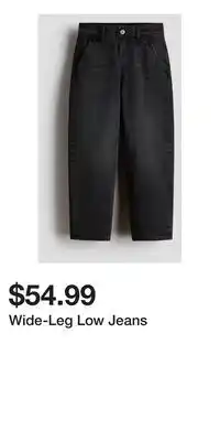 H&M Wide-Leg Low Jeans offer