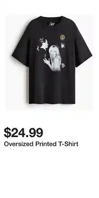 H&M Oversized Printed T-Shirt offer