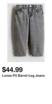 H&M Loose-Fit Barrel-Leg Jeans offer