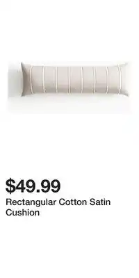 H&M Rectangular Cotton Satin Cushion offer