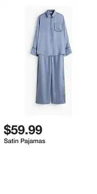 H&M Satin Pajamas offer