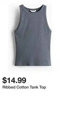 H&M Ribbed Cotton Tank Top offer