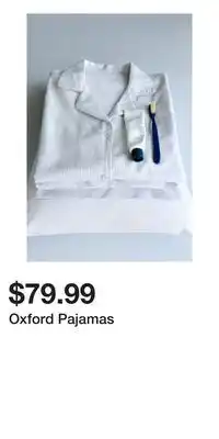 H&M Oxford Pajamas offer