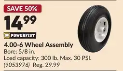 Princess Auto 4.00-6 Wheel Assembly offer